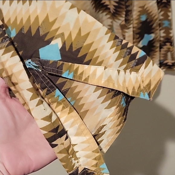 ❤ TORY BURCH BOHO STEPHANIE 100% COTTON AZTEC TUNIC TOP, 6 - Picture 7 of 9